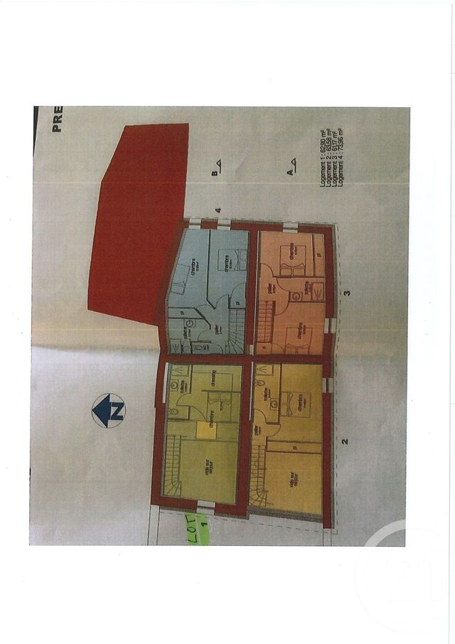 maison à vendre - 4 pièces - 90.0 m2 - CHATEAU GAILLARD - 01 - RHONE-ALPES - Century 21 Christal Immobilier